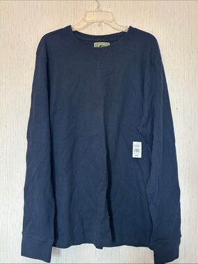 Men's Long-Sleeve Thermal Crew in Navy